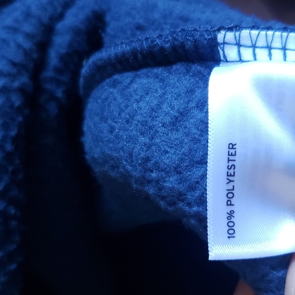 AKHG by Duluth Trading new high neck blue long sleeve women's fleece top size M - Picture 6 of 6